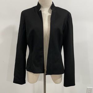 Cache black zip up jacket